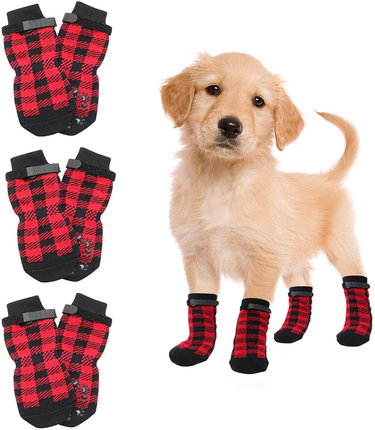 Hot sale pet socks dog cotton socks breathable non-slip anti-drop design large and medium-sized dog golden retriever foot cover