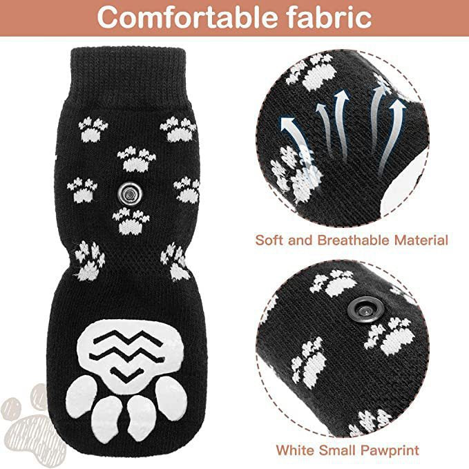 Hot sale pet socks dog cotton socks breathable non-slip anti-drop design large and medium-sized dog golden retriever foot cover