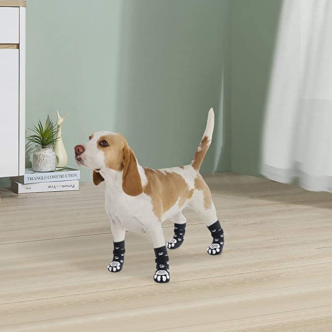 Hot sale pet socks dog cotton socks breathable non-slip anti-drop design large and medium-sized dog golden retriever foot cover