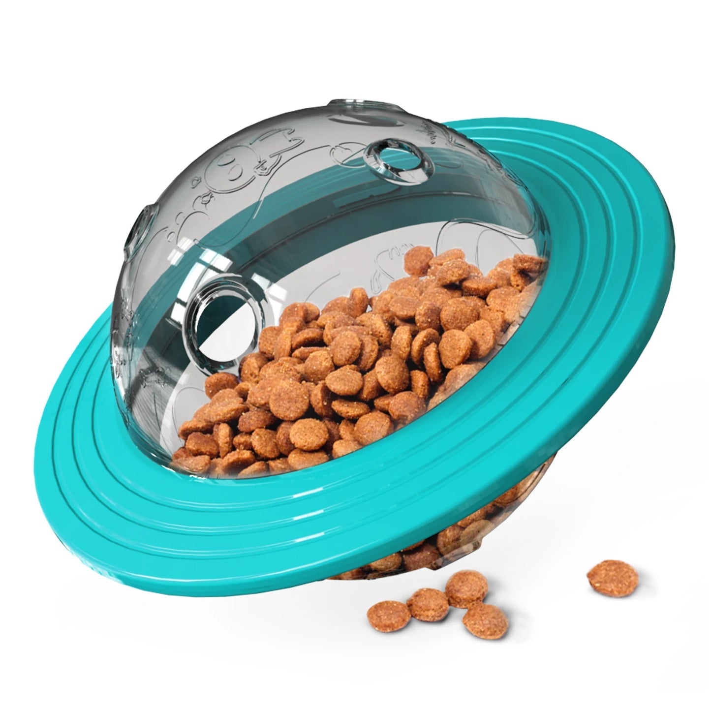 Dog Planet Treat Toy For Small Large Dogs Cat Food Dispensing Funny Interactive Training Toy Puppy Slow Feed Pet Improve IQ